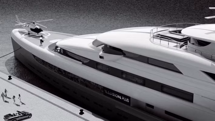 Illusion Plus được trang bị 2 động cơ điện-diesel Roll-Royce với tổng công suất 3.000 mã lực, có thể chạy với vận tốc tối đa gần 30 km/h (16 knot).