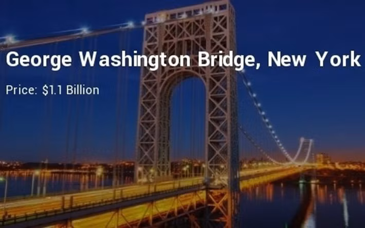 Cây cầu George Washington ở New York được đầu tư 1,1 tỷ USD