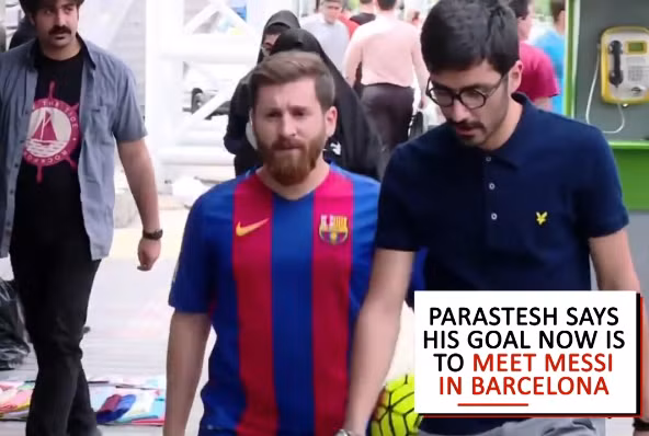 Theo tờ Telegraph lý do để chính quyền địa phương dẫn đến quyết định bắt "bản sao của Lionel Messi" bởi lo ngại nhiều người sẽ bị anh chàng 25 tuổi này "lừa gạt" bởi ngoại hình của Parastesh cực giống với siêu sao người Argentina đang thi đấu cho CLB Barcelona.