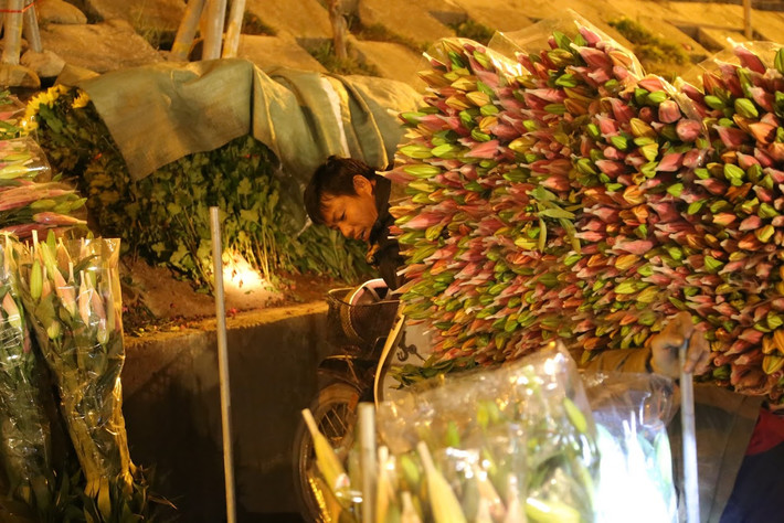 Hoa hồng và hoa ly như thường lệ vẫn là mặt hàng được các đấng mày râu quan tâm nhất.