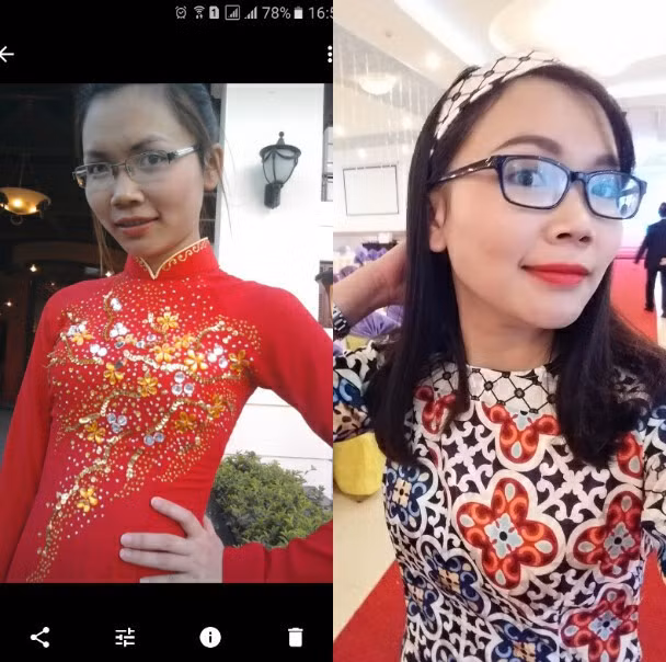 Cũng đeo kính, cũng áo dài mà sao cách xa nhau như thập niên 80 và năm 2080