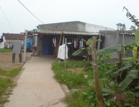 Một khu nhà trọ ở của các học viên đa cấp Lô Hội tại Thái Bình. (Ảnh: VTC News)