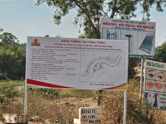 Tay Ninh: Can canh du an chong sat lo suoi Can Dang 123 ty