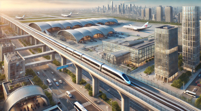 Duong sat Thu Thiem – Long Thanh: Ket noi do thi va hang khong