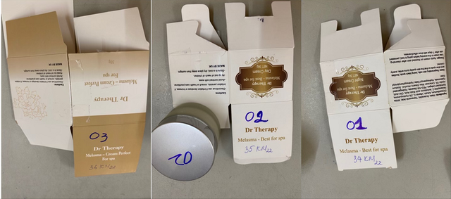 Cấm lưu hành 3 sản phẩm mỹ phẩm chưa được cấp phép, chứa thủy ngân vượt ngưỡng Cam luu hanh 3 san pham my pham chua duoc cap phep, chua thuy ngan vuot nguong