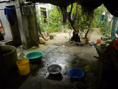 Hiện trường nơi xảy ra vụ việc.