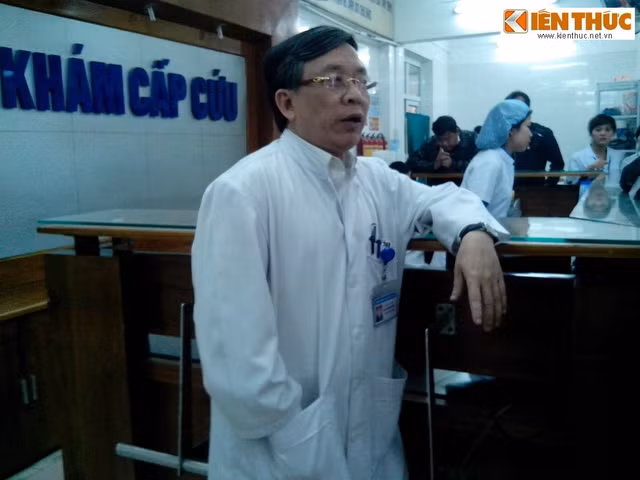 GĐ BV Việt Đức chia sẻ với phóng viên về tình trạng sức khoẻ cháu Đỗ Doãn Lộc.