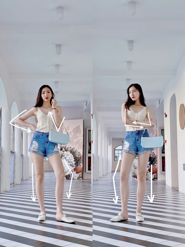 Những cách tạo dáng tuyệt đỉnh để có bức ảnh chân dài 'thần sầu' - Hình 4 Nhung cach tao dang tuyet dinh de co buc anh chan dai 'than sau'-Hinh-4