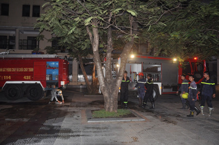 Vụ cháy tại trường Trần Phú.