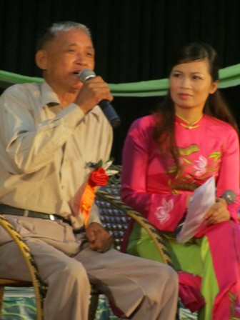 Ông Nguyễn Quang Vịnh tại hội nghị tôn vinh.