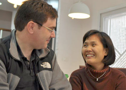 Vợ chồng Khánh Thương - Aaron.