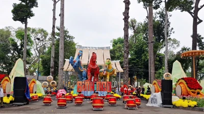 Ngày 12/2, Hội hoa xuân TP HCM 2026 khai mạc tại Công viên Tao Đàn