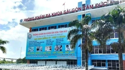 Phòng khám đa khoa Sài Gòn Tâm Đức ở phường Lý Văn Lâm, tỉnh Cà Mau.