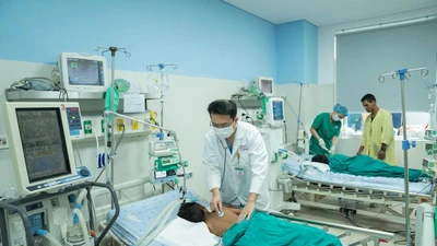 Các bệnh nhân bị ngộ độc sau khi ăn cá ủ chua được điều trị tại Bệnh viện Phụ sản - Nhi Đà Nẵng cách đây hơn một tuần.