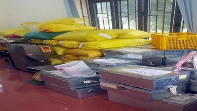 Cà phê giả bị thu giữ