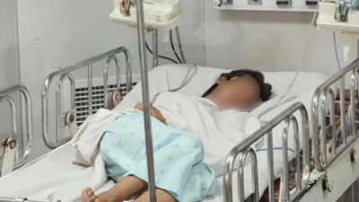 Bệnh nhi L.T.Y.V tại Bệnh viện Bệnh Nhiệt đới Thành phố Hồ Chí Minh.