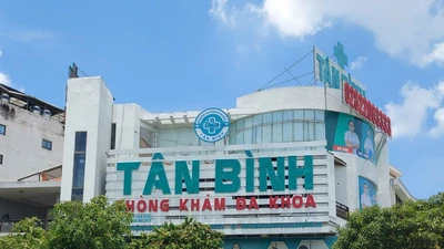 Phòng khám Đa khoa Tân Bình, địa chỉ 495 Cộng hòa, phường Tân Bình, TP HCM. Ảnh: Hữu Thông.