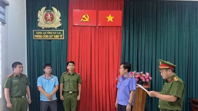 Gia Lai bắt giữ kẻ khai thác cát trái phép gây thiệt hại hàng tỷ đồng