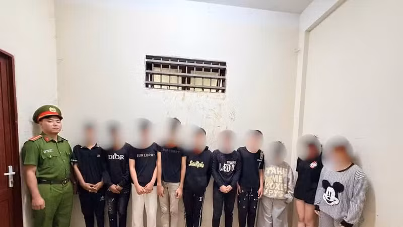 Công an Pleiku triệu tập 10 đối tượng trong vụ đánh nhau giữa thanh niên