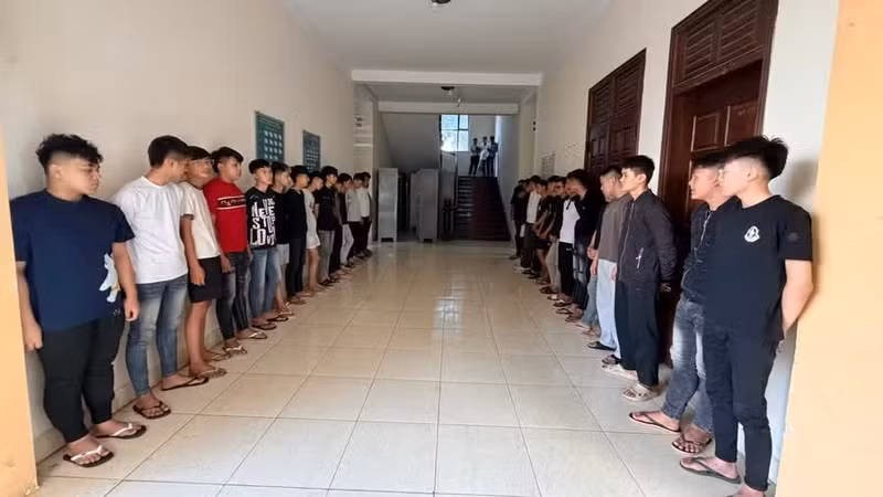 Công an Gia Lai truy quét nhóm thanh niên gây náo loạn phố phường