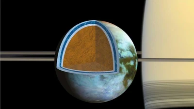 Bí ẩn của mặt trăng Titan hé lộ qua phân tích dữ liệu của Cassini