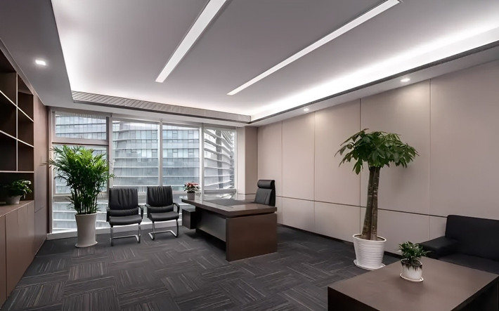 Một trong những nguyên tắc quan trọng nhất là phía sau lưng cần có điểm tựa vững chắc. Một bức tường hoặc vách ngăn sẽ tạo cảm giác ổn định, tượng trưng cho sự nâng đỡ và hậu thuẫn. Nếu phía sau là khoảng trống, người ngồi dễ rơi vào trạng thái bất an, thiếu chắc chắn trong các quyết định. Ảnh Baidu