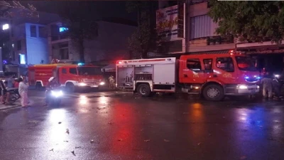 Khu vực xảy ra vụ cháy (Ảnh: CTV)