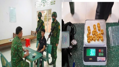Tây Ninh: Bắt giữ người đàn ông vận chuyển gần 300 gram vàng vào Việt Nam