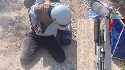 Đồng Tháp: Bắt 2 đối tượng mang vật giống súng đi săn bắt