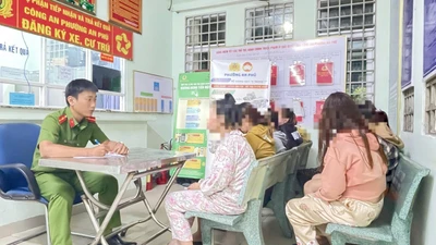 Nhiều điểm cà phê chòi ở An Phú bị kiểm tra trong đợt ra quân xử lý tệ nạn