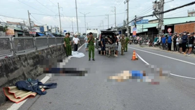 Xe máy tông người đi bộ trên Quốc lộ 1, hai người tử vong tại Đồng Tháp