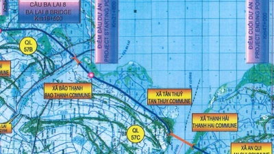 Dự án đường bộ ven biển Vĩnh Long: Gần 8.000 tỷ đồng phát triển kinh tế biển