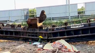 Cọc sắt rơi trúng công nhân tại công trình cao tốc TPHCM – Long Thành