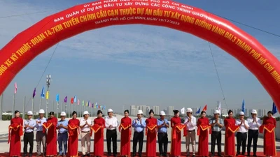 TP HCM thông xe kỹ thuật đoạn cầu cạn Vành đai 3 tại khu Đông