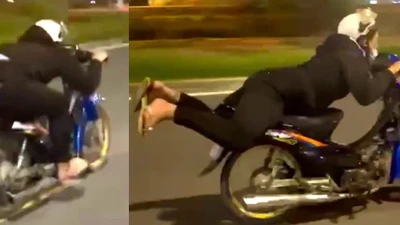 TPHCM: Triệu tập nam thanh niên 16 tuổi lái xe máy biểu diễn “mạo hiểm”