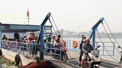 TPHCM: Khôi phục tạm thời phà Bình Quới sau hơn 1 năm ngừng hoạt động
