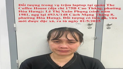 TPHCM: Bắt kẻ gian lợi dụng sơ hở trộm tài sản tại quán cà phê 