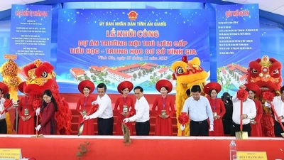An Giang khởi công 3 trường liên cấp Tiểu học – THCS vùng biên giới