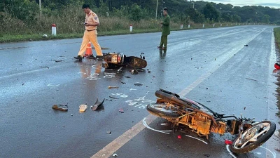 Cú va chạm rạng sáng ở Gia Lai làm 4 thanh thiếu niên thương vong