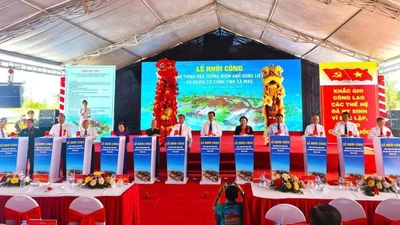 Cà Mau khởi công Đền tưởng niệm Anh hùng liệt sĩ và người có công