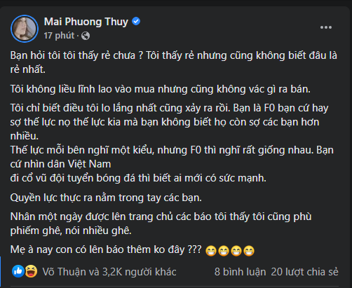 Giữ lúc thị trường tụt dốc, Hoa hậu chứng khoán Mai Phương Thúy có chia sẻ đáng chú ý - Hình 2 Giu luc thi truong tut doc, Hoa hau chung khoan Mai Phuong Thuy co chia se dang chu y-Hinh-2