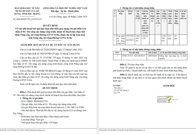 Soc Trang: Lien danh Khoi Nghiep Xanh - Minh An trung goi lam duong GTNT