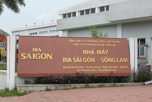 Bia Sai Gon - Song Lam vuot 16% chi tieu loi nhuan nam
