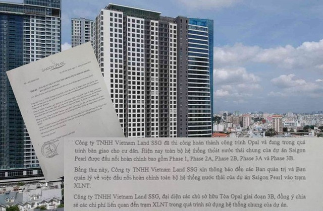 Kiểm tra dấu hiệu bất thường việc xả thải tại khu dân cư Saigon Pearl Kiem tra dau hieu bat thuong viec xa thai tai khu dan cu Saigon Pearl