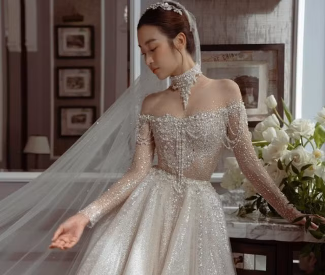 Chum anh cuoi cua hoa hau Do My Linh voi thieu gia nghin ty Do Quang Vinh-Hinh-8