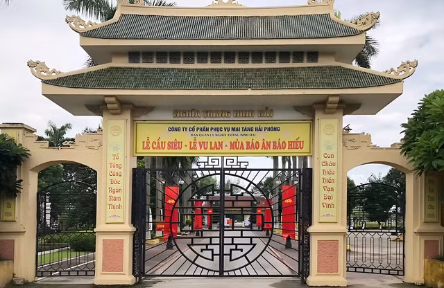 Cong ty Phuc vu mai tang Hai Phong tra co tuc gap 6,5 lan thi gia