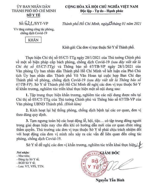 TP.HCM kích hoạt hệ thống phòng dịch COVID-19 TP.HCM kich hoat he thong phong dich COVID-19