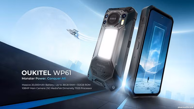 Điện thoại pin 20.000 mAh, bộ đàm, giá chưa 10 triệu