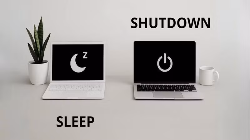 Shutdown hay Sleep: Chọn sai có thể hại máy tính