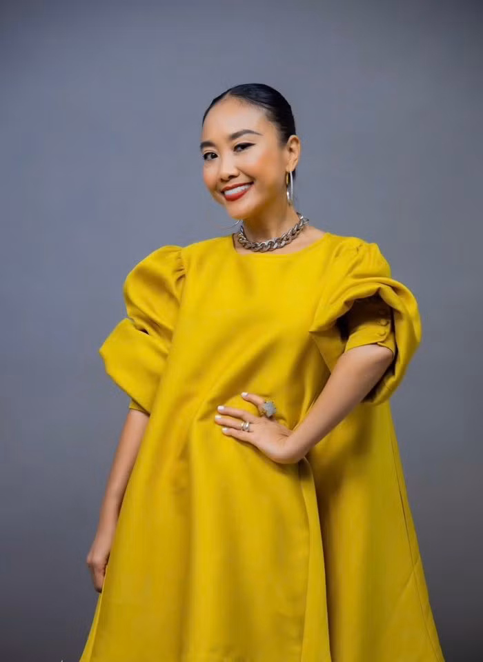 Nhan sắc của Đoan Trang càng thêm mặn mà, đằm thắm.